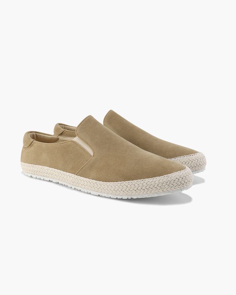 Lyxiga Slip-On Loafers i mocka med läderfoder